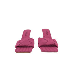 She&In women's pink woven sandal heel size 6